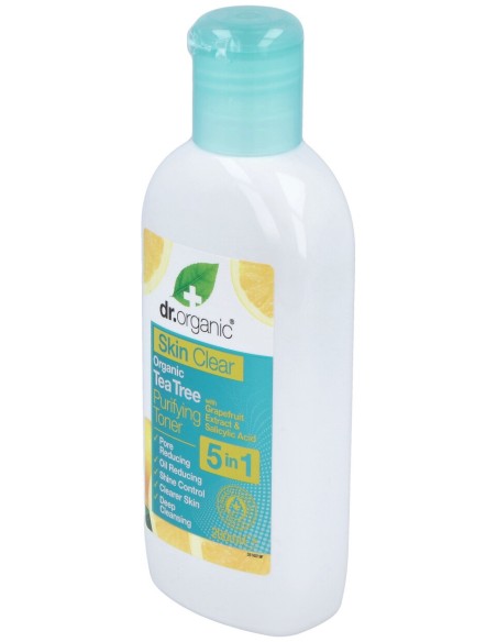 Skin Clear Tonico Purificante 5 En 1 200Ml.