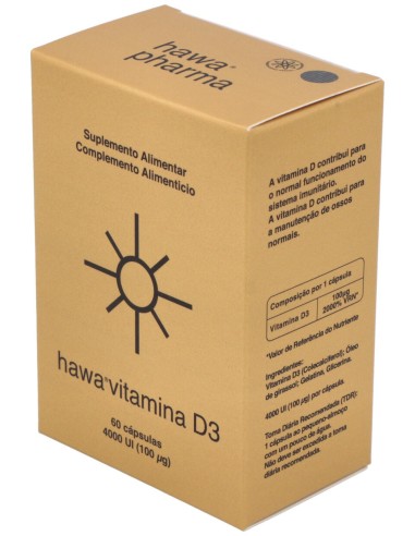 Hawa Vitamina D3 4000Ui 60Cap.