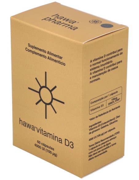 Hawa Vitamina D3 4000Ui 60Cap.
