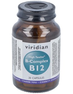 Viridian High Twelve B-Complex B12 30Cáps