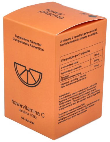 Hawa Vitamina C Alcalina 1000 60Cap.