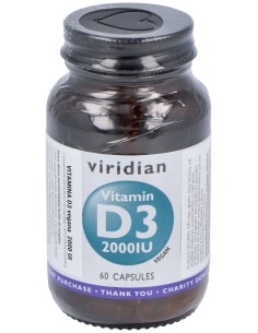 Vitamina D3 2000Iu Vegana 60Cap.Veg.