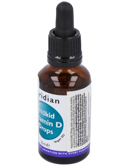 Virikid Vit D3 400Iu Vegana 30Ml.