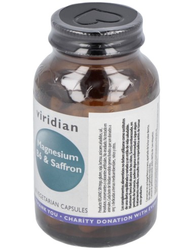 Magnesio+B6+Azafran 60Cap.Veg.