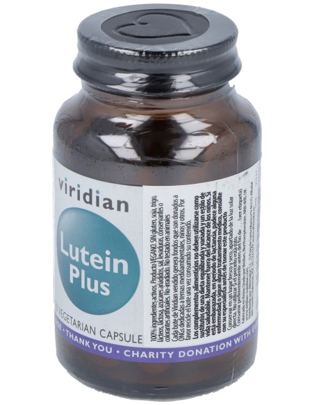 Viridian Luteína Plus 30Cáps