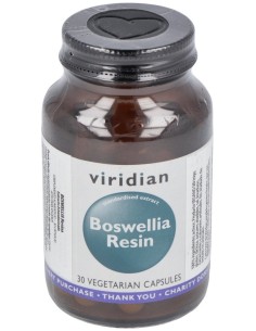 Viridian Boswelia Resina Extracto 30Vcaps
