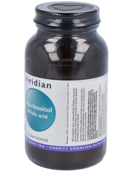 Viridian Myo Inosotol & Acido Folico 120G