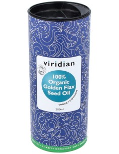 Viridian 100% Aceite De Lino Dorado Bio 200Ml