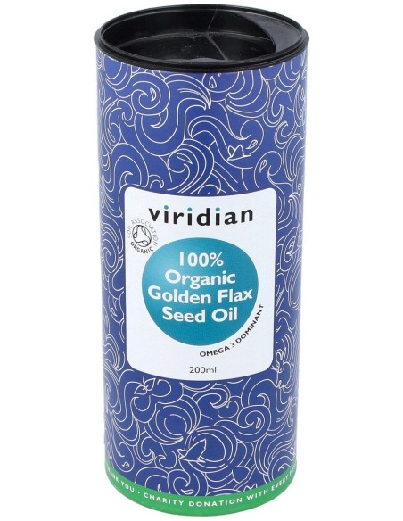 Viridian 100% Aceite De Lino Dorado Bio 200Ml