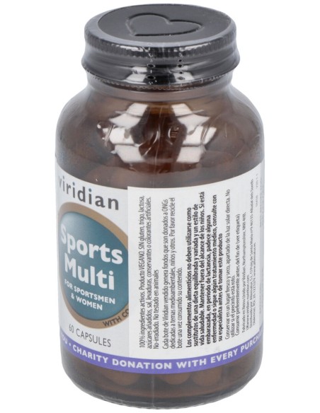 Viridian Multi Deportes Para Hombres Y Mujeres 60Cáps