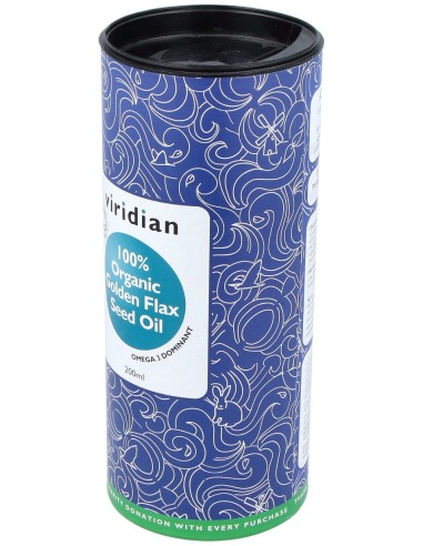Viridian 100% Aceite De Lino Dorado Bio 200Ml
