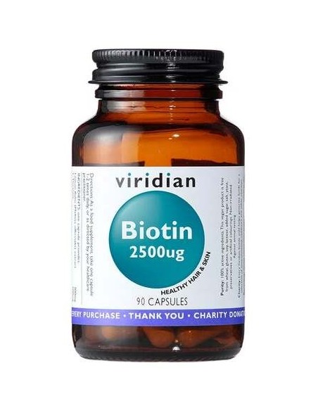 Viridian Biotina 2500 Ug 90Caps