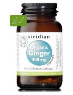 Viridian Jenjibre Raiz Bio 400 Mg 30Caps