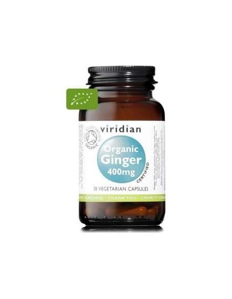 Viridian Jenjibre Raiz Bio 400 Mg 30Caps