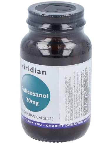 Viridian Policosanol 20Mg 30Caps