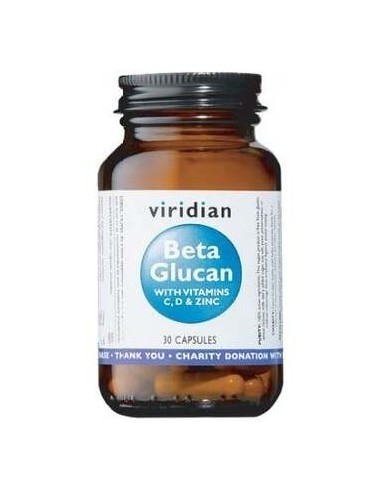 Viridian Beta Glucano 250Mg Plus Vit C D & Zinc...