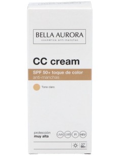 Bella Aurora Spf50 Crema Color Anti-Manchas Tono Claro 30Ml