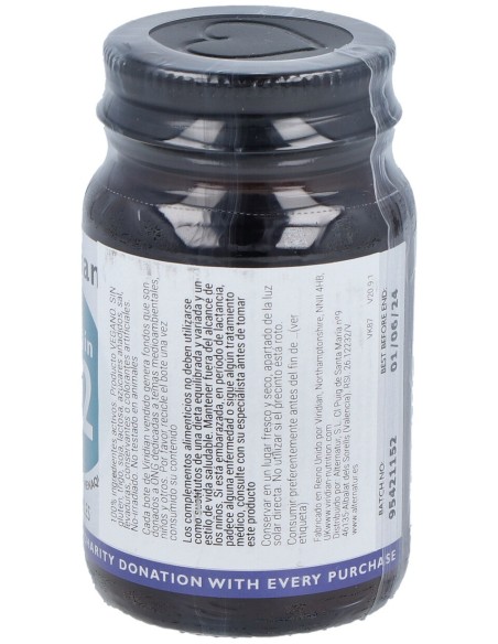 Viridian Vitamina K2 50Ug 30Caps