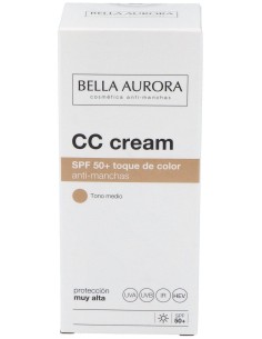 Bella Aurora Cc Spf50+ Crema Color Anti-Manchas Tono...