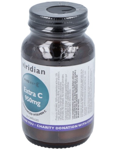Viridian Extra C 950Mg 30Caps