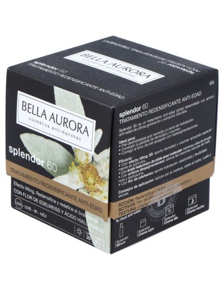 Splendor +60 Dia Crema Redensificante 50Ml.