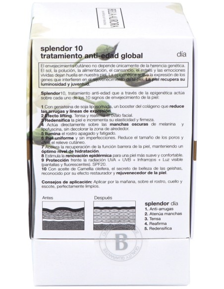 Bella Aurora Splendor10 Día Crema Antiedad Spf20+  50Ml