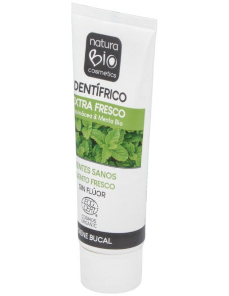 Naturabio Cosmetics Dentifrico Extra Fresco Equinacea Y Menta Bio 75Ml