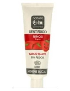 Naturabio Cosmetics Dentifrico Niños Fresa Sin Fluor 25Ml