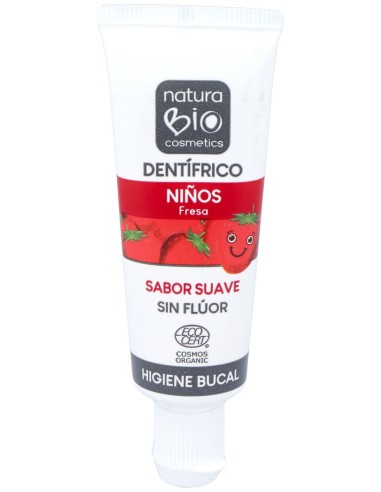 Naturabio Cosmetics Dentifrico Niños Fresa Sin...