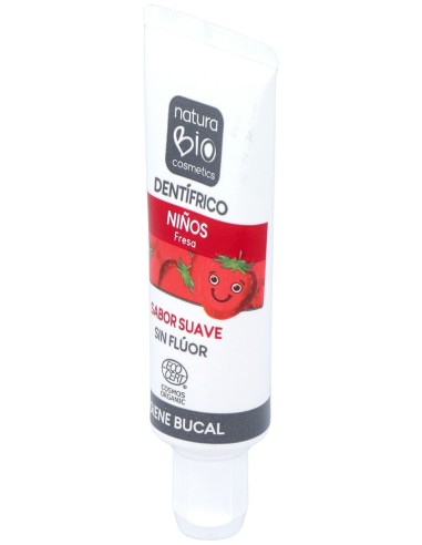 Naturabio Cosmetics Dentifrico Niños Fresa Sin...