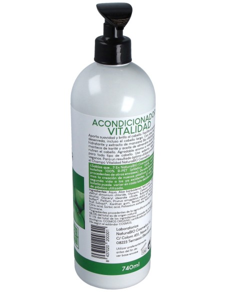 Natura Bio Cosmetics Acondicionador Manzana Y Aloe 740Ml