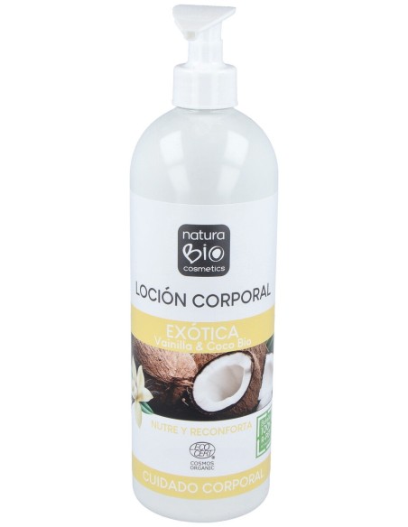 Naturabio Cosmetics Locion Corporal Exotico Vainilla Y Coco Bio 740Ml
