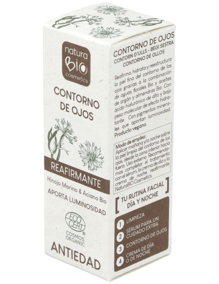 Naturabio Cosmetics Crema Ojos Reafirmante Antiedad Hinojo 15Ml
