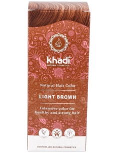 Khadi Tinte Castaño Claro 100% Veget 100G