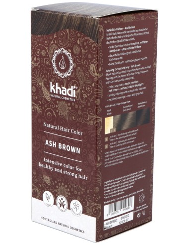 Khadi Tinte Castaño Ceniza 100% Vege 100G