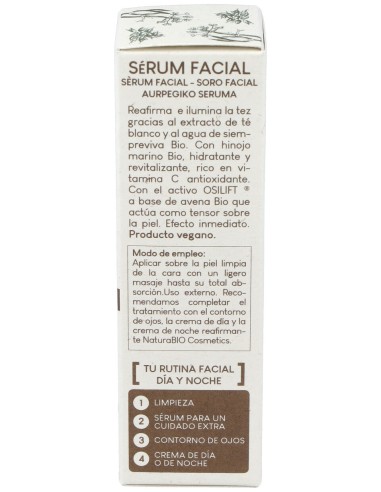 Naturabio Cosmetics Serum Facial Reafirmante...