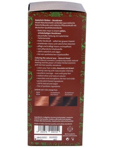 Tinte Herbal Color Castaño Avellana 100Gr.
