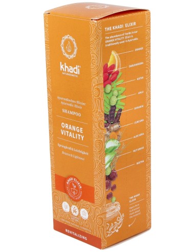 Khadi Champú Vitalidad Naranja 200Ml