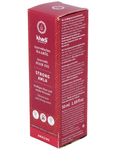 Khadi Amla Aceite Fortalecedor Capilar Brillo 50Ml