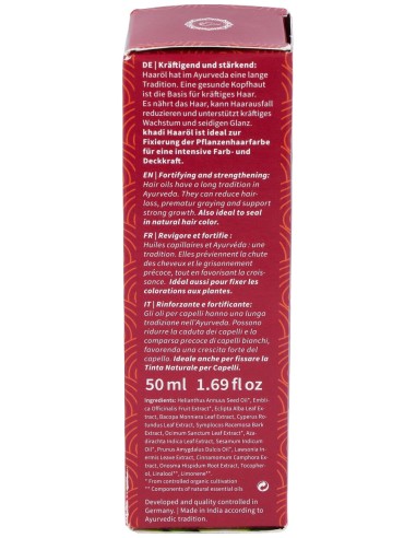 Khadi Amla Aceite Fortalecedor Capilar Brillo 50Ml