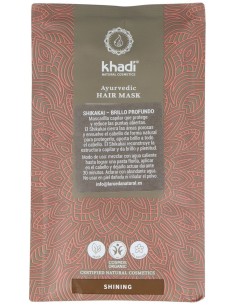 Khadi Mascarilla Capilar Brillo Profundo-Shikakai En...