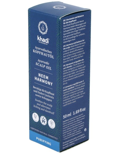 Aceite Capilar Neem Equilibra Cuero Cabelludo 50Ml