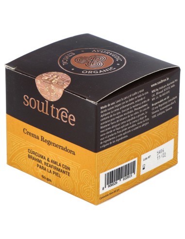 Crema Facial Regeneradora Curcuma Amla Bhrami 60Gr