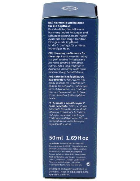 Aceite Capilar Neem Equilibra Cuero Cabelludo 50Ml