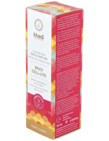 Khadi Aceite Elixir Ayurveda Anticelulitis 50Ml