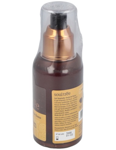 Soultree Gel Limpiador Facial De Rosas Con...