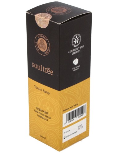 Soultree Tonico Facial Rosa Pieles Normales Y...