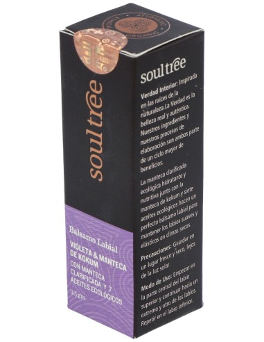 Balsamo Labial Viola Y Kokum Nutritivo 3,5Gr.