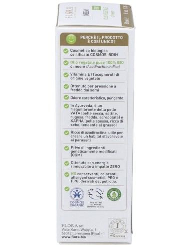 Labiatae Aceite De Neem Ecologico Flora 50 Ml