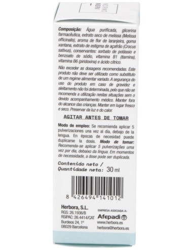 Herbora Azafrán Spray 30Ml